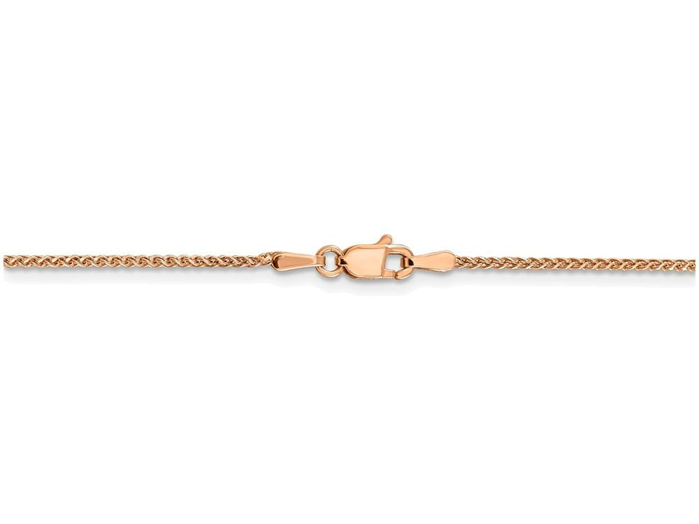 FJC Finejewelers 20 Inch 14k Rose Gold 1.2mm Spiga Chain Necklace