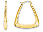 FJC Finejewelers 14k Yellow Gold Fancy Hoop Earrings