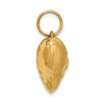 FJC Finejewelers 14k Yellow Gold Faceted Puffed Heart Charm