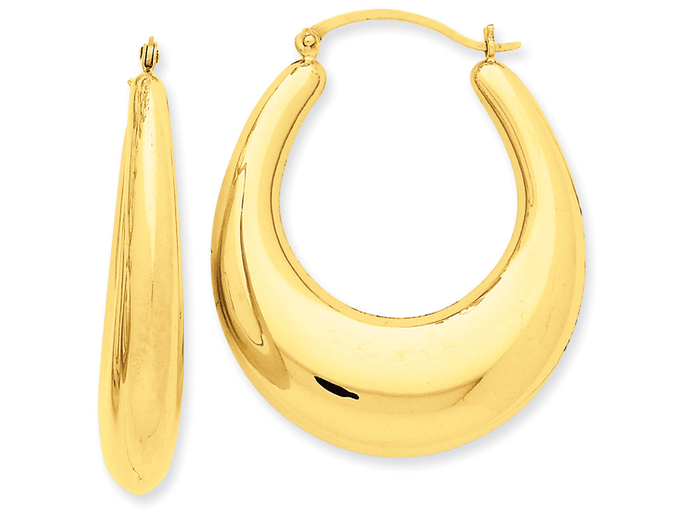 FJC Finejewelers 14k Yellow Gold Polished Hoop Earrings