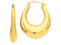 FJC Finejewelers 14k Yellow Gold Polished Hoop Earrings
