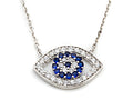 Finejewelers CZ Eye Necklace