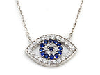 Finejewelers CZ Eye Necklace