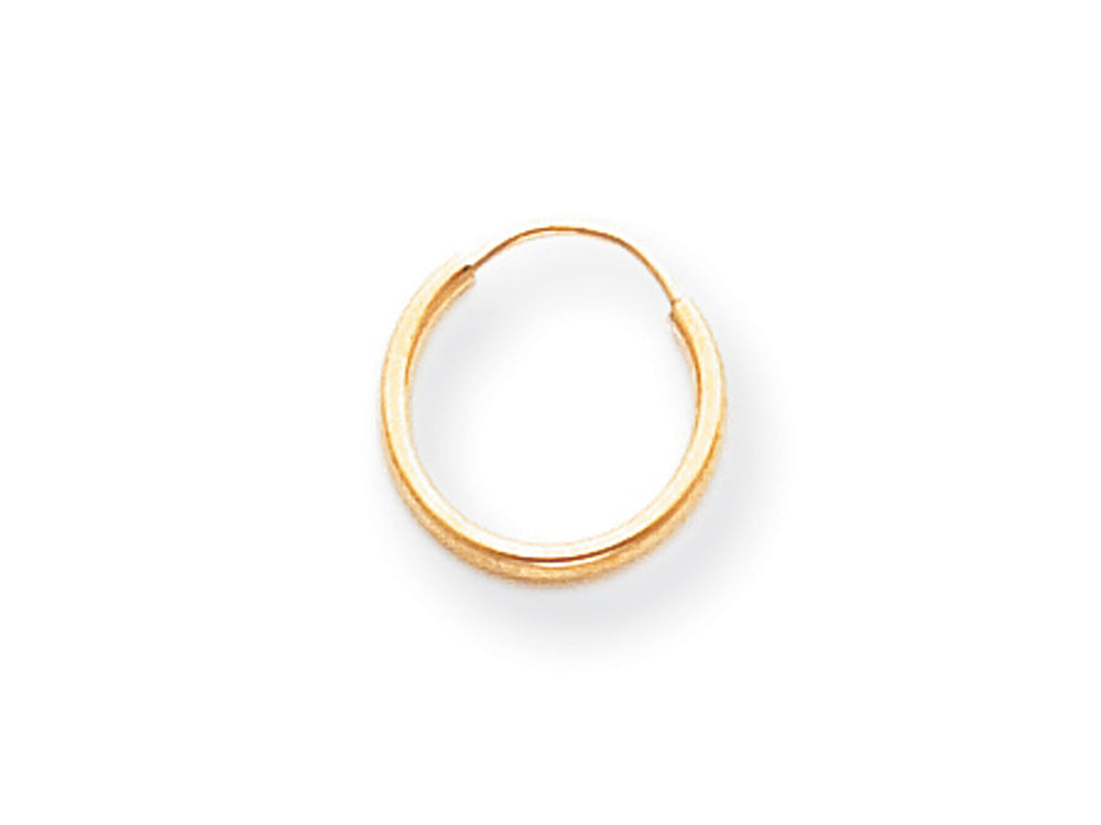 FJC Finejewelers 14k Yellow Gold Madi K Endless Hoop Children Earrings