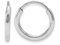 FJC Finejewelers 14k White Gold Madi K Endless Hoop Children Earrings