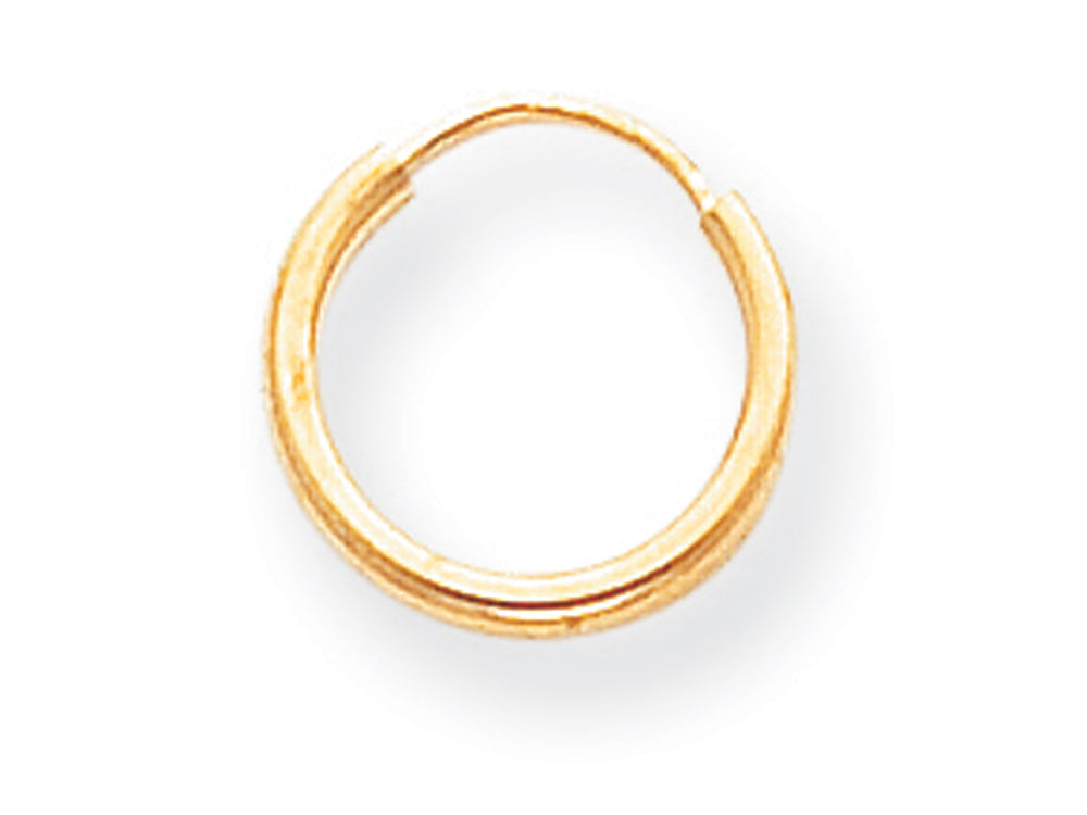 FJC Finejewelers 14k Yellow Gold Madi K Endless Hoop Children Earrings