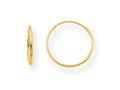 FJC Finejewelers 14k Yellow Gold Madi K 1mm Hoop Children Earrings