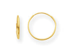 FJC Finejewelers 14k Yellow Gold Madi K 1mm Hoop Children Earrings