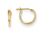 FJC Finejewelers 14k Yellow Gold Madi K 1mm Hoop Children Earrings