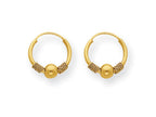 FJC Finejewelers 14k Yellow Gold Madi K Endless Hoop W/bead Children Earrings