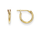 FJC Finejewelers 14k Yellow Gold Madi K 1.25mm Half Hoop Children Earrings