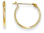 FJC Finejewelers 14k Yellow Gold Madi K 1.25mm Hoop Children Earrings