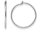 FJC Finejewelers 14k White Gold Madi K Sm. Endless Hoop Children Earrings