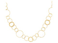 FJC Finejewelers 18 Inch 14k Yellow Gold Yellow Combo Circle Chain Necklace