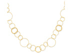 FJC Finejewelers 18 Inch 14k Yellow Gold Yellow Combo Circle Chain Necklace