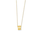 FJC Finejewelers 16 Inch 14k Yellow Gold Rope Chain W/ Barrel Bead W/ 2in Extension Necklace