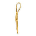 FJC Finejewelers 14k Yellow Gold Dancing Starfish Hidden Bail Charm