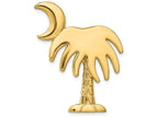 FJC Finejewelers 14k Yellow Gold Charleston Palm Tree with Moon Slide Charm