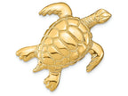 FJC Finejewelers 14k Yellow Gold Sea Turtle Slide Charm