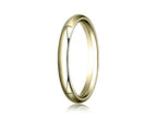 Benchmark 14k Gold 3.0mm Slightly Domed Super Light Comfort-fit Wedding Band / Ring