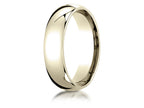 Benchmark 14k Gold 6mm Slightly Domed Super Light Comfort-fit Wedding Band / Ring