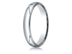 Benchmark 14k Gold 4mm Slightly Domed Super Light Comfort-fit Wedding Band / Ring With Milgrain