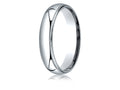 Benchmark 14k Gold 5mm Slightly Domed Super Light Comfort-fit Wedding Band / Ring With Milgrain