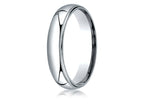 Benchmark 14k Gold 5mm Slightly Domed Super Light Comfort-fit Wedding Band / Ring With Milgrain