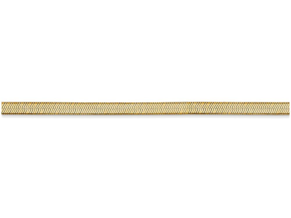 FJC Finejewelers 30 Inch 14k Yellow Gold 3.0mm Silky Herringbone Chain Necklace