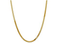FJC Finejewelers 18 Inch 14k Yellow Gold 4.0mm Silky Herringbone Chain Necklace