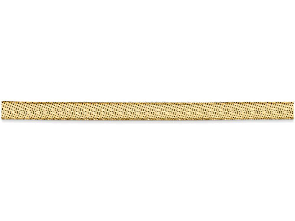 FJC Finejewelers 7 Inch 14k Yellow Gold 4.0mm Silky Herringbone Chain Bracelet