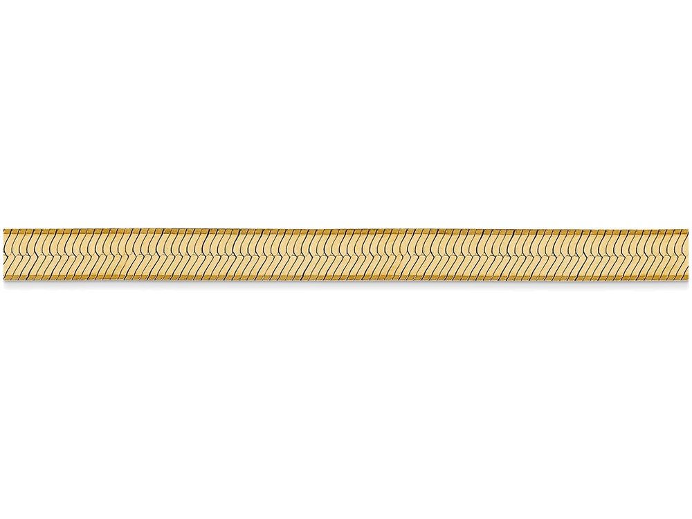 FJC Finejewelers 18 Inch 14k Yellow Gold 5.0mm Silky Herringbone Chain Necklace
