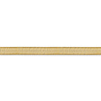 FJC Finejewelers 7 Inch 14k Yellow Gold 5.0mm Silky Herringbone Chain Bracelet