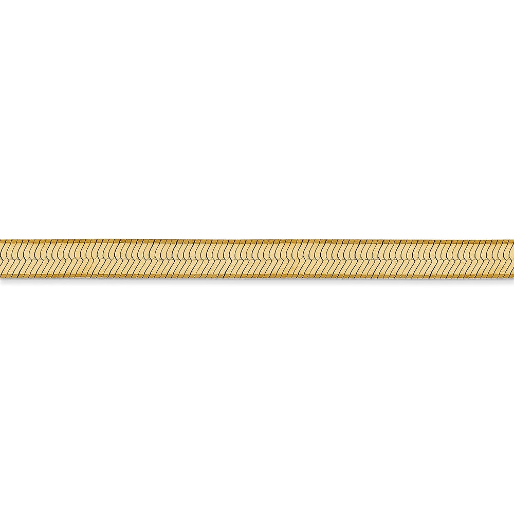 FJC Finejewelers 7 Inch 14k Yellow Gold 5.0mm Silky Herringbone Chain Bracelet