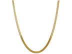 FJC Finejewelers 7 Inch 14k Yellow Gold 5.0mm Silky Herringbone Chain Bracelet