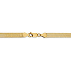 FJC Finejewelers 8 Inch 14k Yellow Gold 5.0mm Silky Herringbone Chain Bracelet