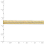 FJC Finejewelers 7 Inch 14k Yellow Gold 5.5mm Silky Herringbone Chain Bracelet