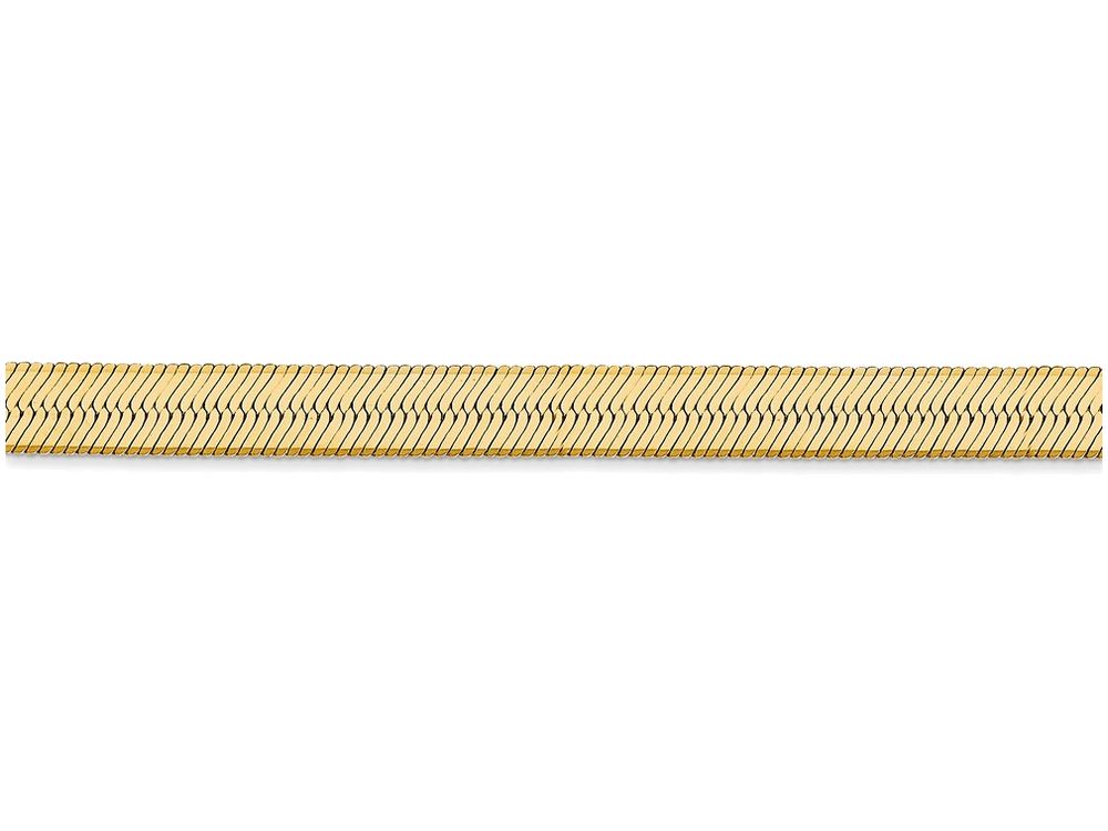FJC Finejewelers 8 Inch 14k Yellow Gold 5.5mm Silky Herringbone Chain Bracelet