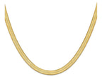 FJC Finejewelers 20 Inch 14k Yellow Gold 6.5mm Silky Herringbone Chain Necklace