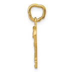 FJC Finejewelers 14k Yellow Gold Casted Small Bright Cut Number 2 Charm