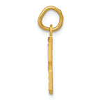 FJC Finejewelers 14k Yellow Gold Casted Small Bright Cut Number 8 Charm