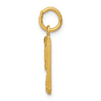 FJC Finejewelers 14k Yellow Gold Casted Small Bright Cut Number 9 Charm