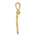 FJC Finejewelers 14k Yellow Gold Small Bright Cut Number 21 Charm