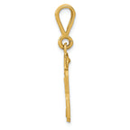 FJC Finejewelers 14k Yellow Gold Small Bright Cut Number 23 Charm
