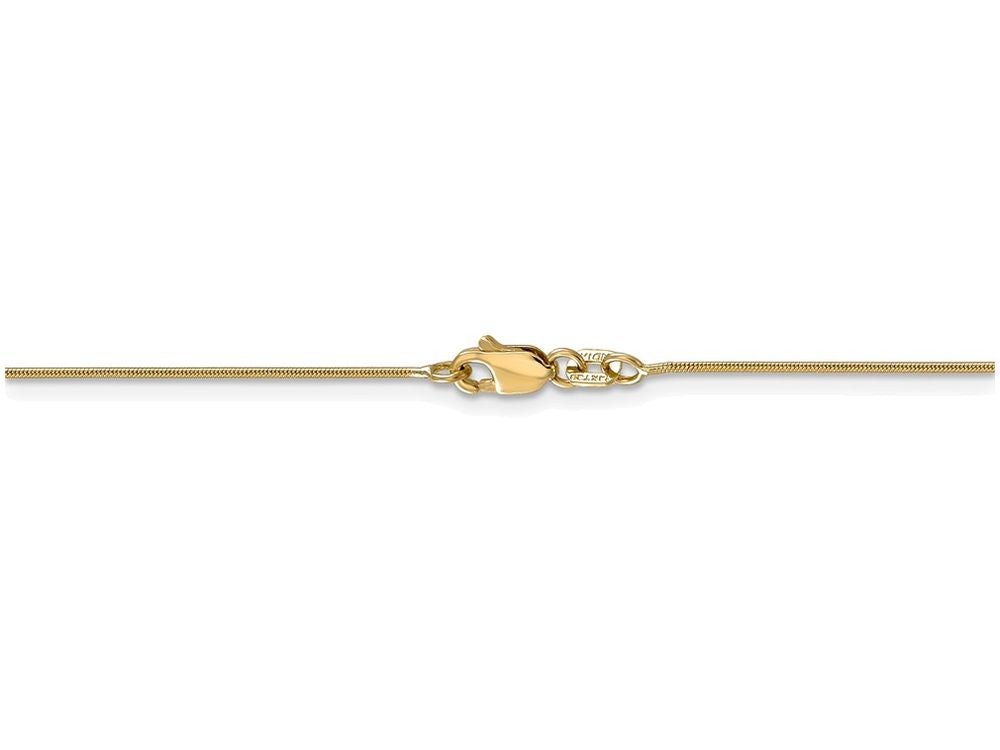 FJC Finejewelers 14 Inch 14k Yellow Gold .80mm Round Snake Chain Necklace
