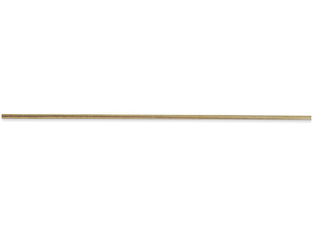 FJC Finejewelers 24 Inch 14k Yellow Gold .90mm Round Snake Chain Necklace