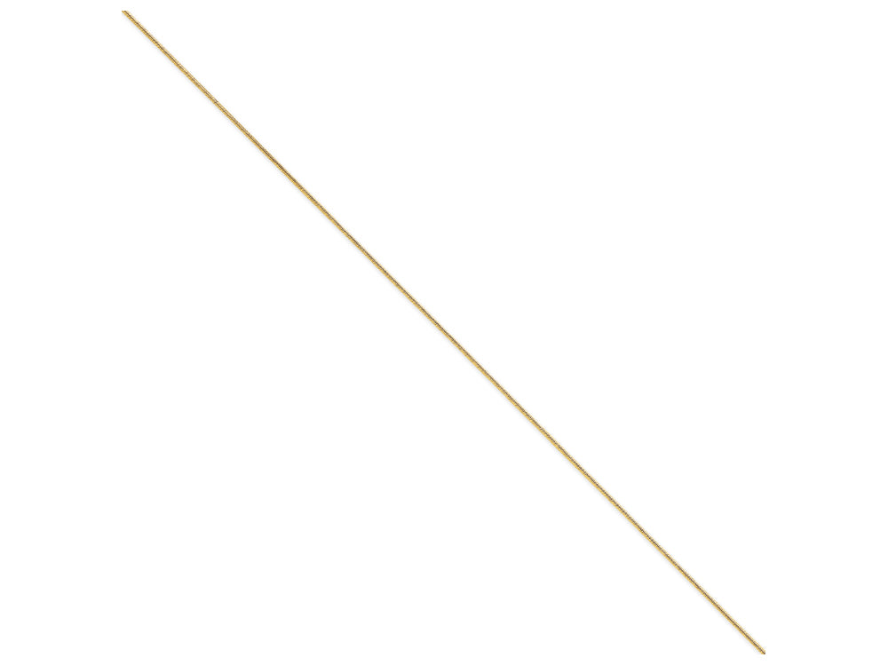 FJC Finejewelers 7 Inch 14k Yellow Gold .90mm Round Snake Chain Bracelet