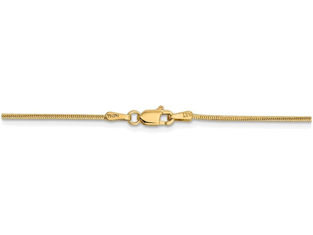 FJC Finejewelers 24 Inch 14k Yellow Gold 1.1mm Round Snake Chain Necklace