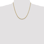 FJC Finejewelers 14 kt Yellow Gold 1.85mm Round Snake Chain