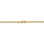 FJC Finejewelers 14 kt Yellow Gold 1.85mm Round Snake Chain